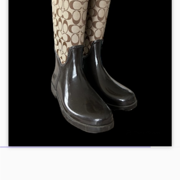 - Authentic Couch Rain-boot Brown sz8 - Picture 8 of 12